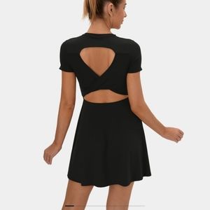 Backless twisted cut out Dress 👗
